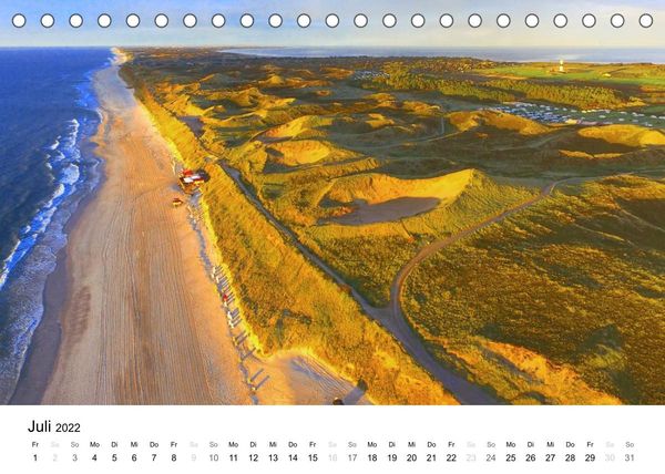Produktbild: Sylt Impressionen aus der Luft (Tischkalender 2022 DIN A5 quer)