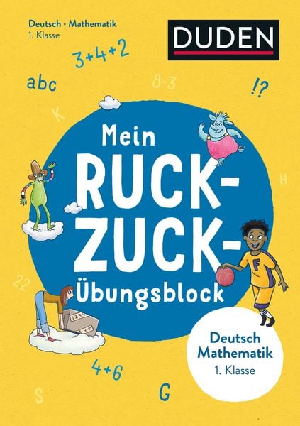 Produktbild: Mein Ruckzuck-&Uuml;bungsblock Deutsch/Mathe 1. Klasse