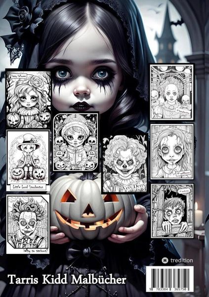 Produktbild: Halloween Malbuch f&uuml;r Erwachsene - Spooky Halloween Gruselig S&uuml;&szlig; Ausmalbuch