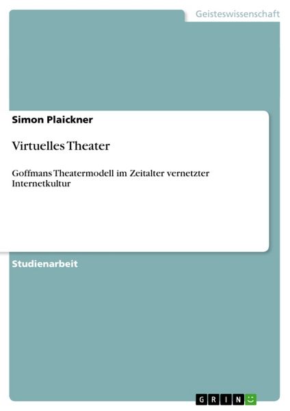 Produktbild: Virtuelles Theater