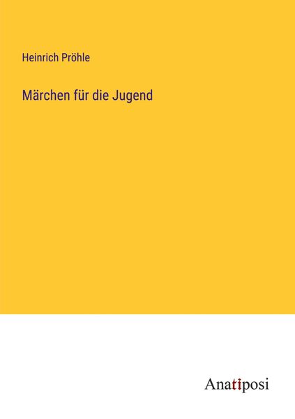 Produktbild: M&auml;rchen f&uuml;r die Jugend