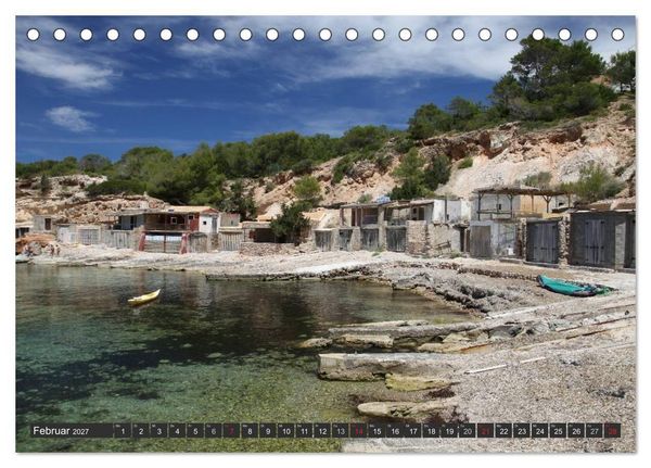 Produktbild: Ibiza - Balearen (Tischkalender 2027 DIN A5 quer), CALVENDO Monatskalender