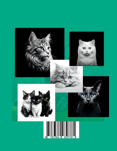 Produktbild: Malbuch Katze &bdquo;Fotorealistisch&ldquo;.