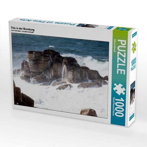 Produktbild: CALVENDO Puzzle Fels in der Brandung | 1000 Teile Lege-Gr&ouml;&szlig;e 64x48cm Foto-Puzzle f&uuml;r gl&uuml;ckliche Stunden