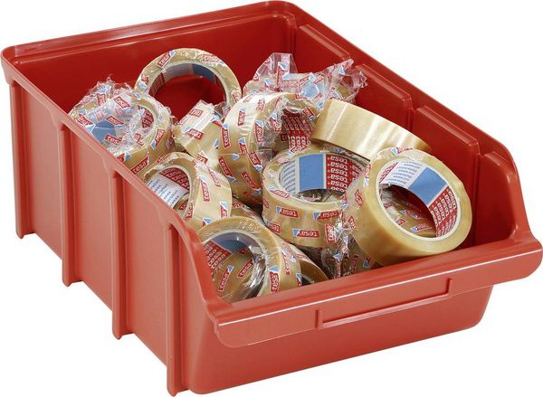 Produktbild: Raaco 106733 Sichtlagerkasten Rot 1St.