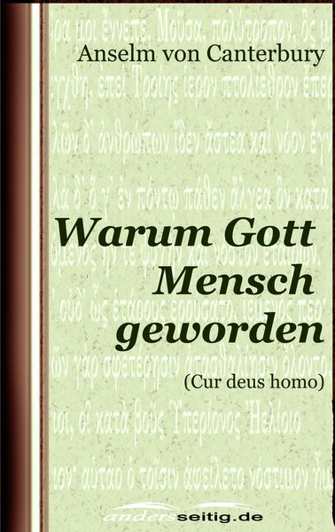 Produktbild: Warum Gott Mensch geworden