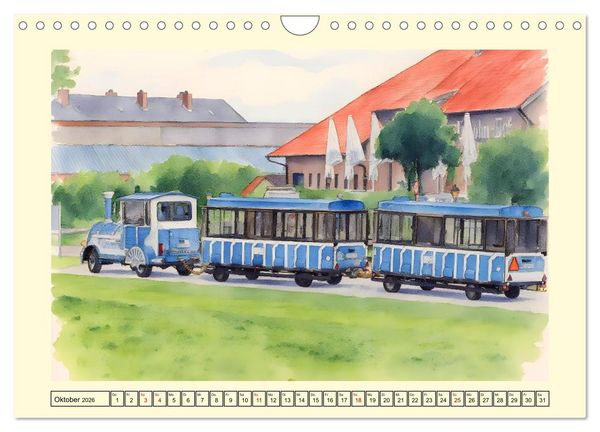 Produktbild: BORKUM Perle der Nordsee (Wandkalender 2026 DIN A4 quer), CALVENDO Monatskalender