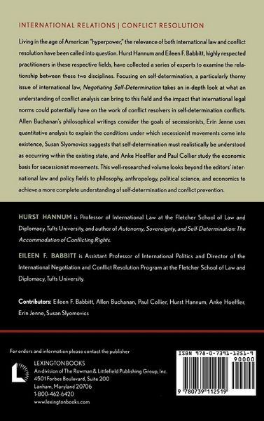 Produktbild: Negotiating Self-Determination