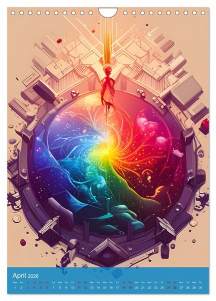 Produktbild: Rainbow Horizons (Wall Calendar 2026 DIN A4 portrait), CALVENDO 12 Month Wall Calendar