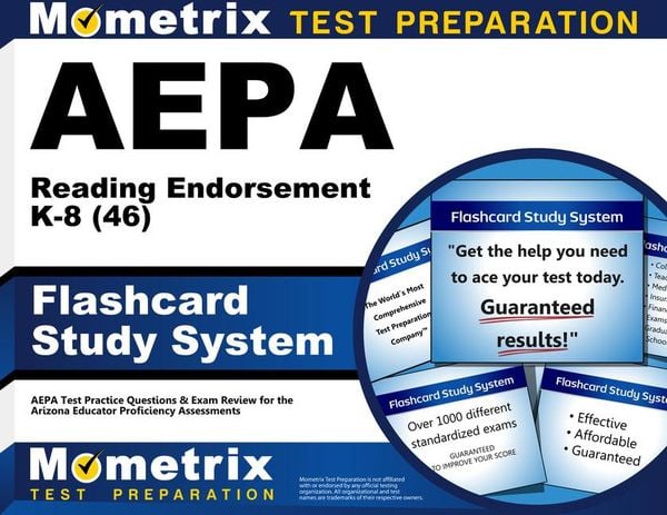 Produktbild: Aepa Reading Endorsement K-8 (46) Flashcard Study System