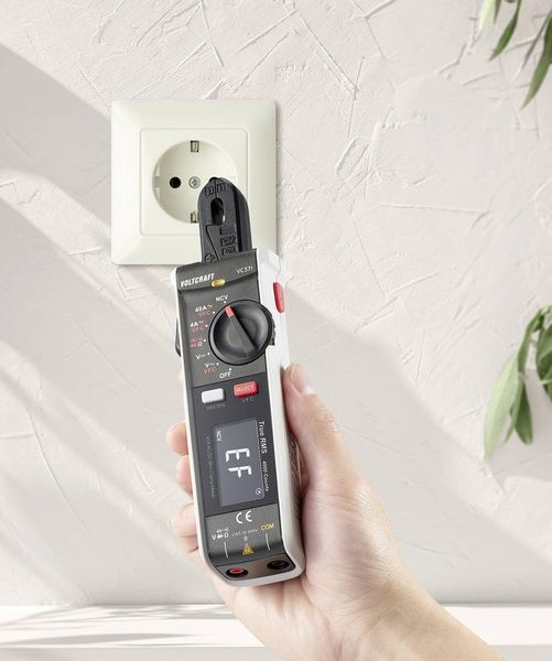 Produktbild: VOLTCRAFT VC-371 Stromzange digital CAT III 600V Anzeige (Counts): 4000