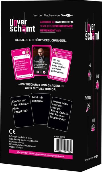Produktbild: Unversch&auml;mt - Das Partyspiel