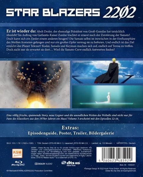 Produktbild: Star Blazers 2202 - Space Battleship Yamato - Vol.3