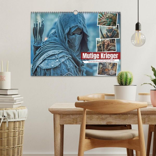 Produktbild: Mutige Krieger (Wandkalender 2026 DIN A3 quer), CALVENDO Monatskalender