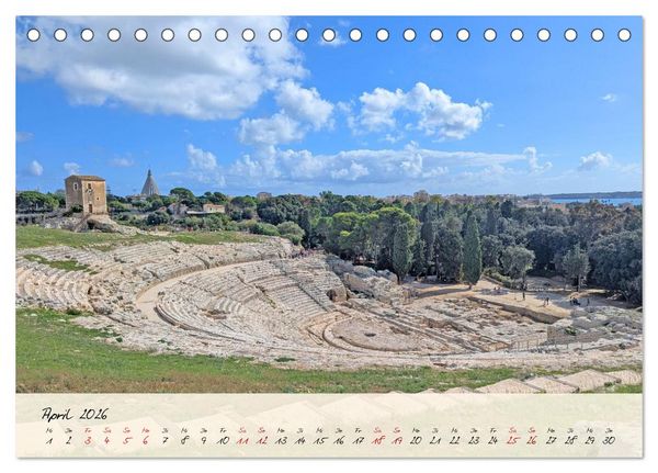 Produktbild: Siziliens Zauber &ndash; Von Palermo bis Taormina (Tischkalender 2026 DIN A5 quer), CALVENDO Monatskalender