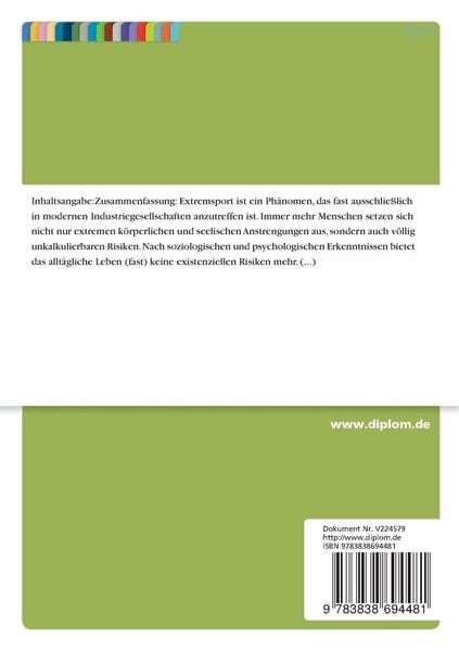 Produktbild: Extremsport und Geschlecht