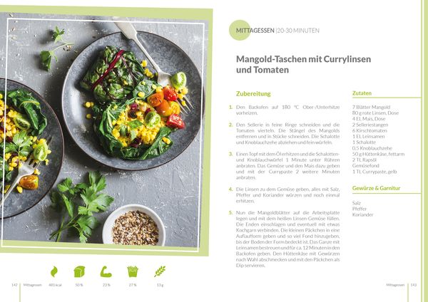 Produktbild: Vegetarische Di&auml;t - Ern&auml;hrungsplan zum Abnehmen f&uuml;r 30 Tage