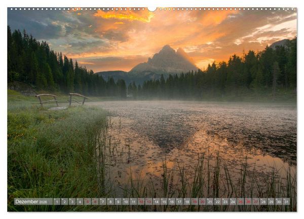 Produktbild: Verzauberte Bergwelten (hochwertiger Premium Wandkalender 2026 DIN A2 quer), Kunstdruck in Hochglanz
