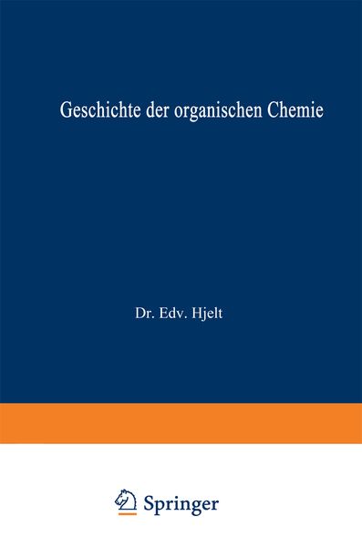 Produktbild: Geschichte der Organischen Chemie
