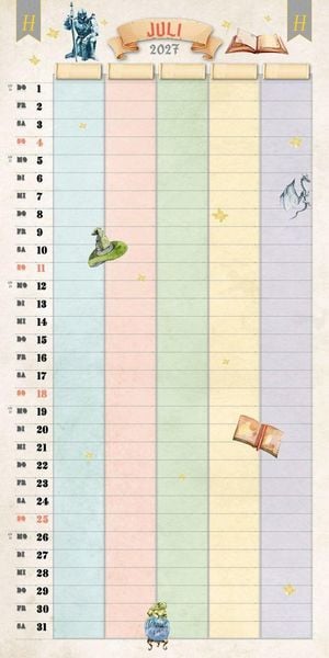 Produktbild: Der gro&szlig;e inoffizielle Familienplaner f&uuml;r Potterheads Kalender 2027