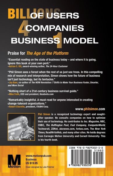 Produktbild: The Age of the Platform