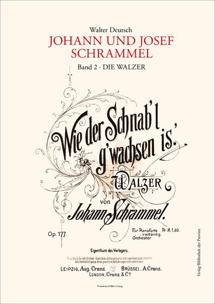 Produktbild: Die Kompositionen der Br&uuml;der Johann und Josef Schrammel / Band 2: Die Walzer