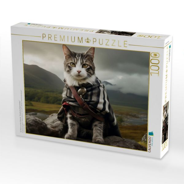 Produktbild: CALVENDO Puzzle Ein Motiv aus dem Kalender "Schottische Katzenhelden" | 1000 Teile Lege-Gr&ouml;&szlig;e 64x48cm Foto-Puzzle f&uuml;r gl&uuml;ckliche Stunden