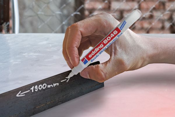 Produktbild: Edding 4-8046049 Industriemarker Wei&szlig; wasserfest: Ja