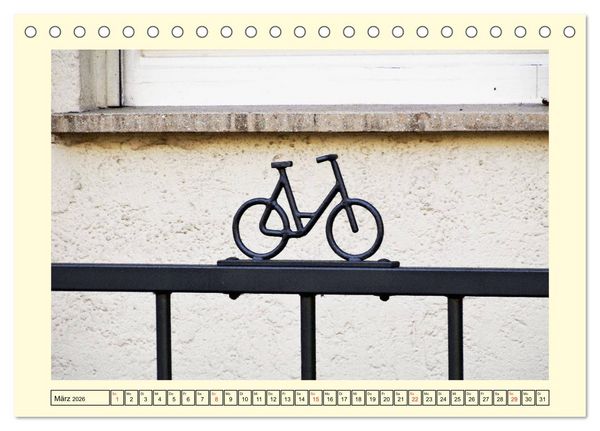 Produktbild: Drahtesel in unseren Stra&szlig;en (Tischkalender 2026 DIN A5 quer), CALVENDO Monatskalender