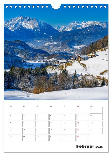 Produktbild: Oberbayerische Alpen (Wandkalender 2026 DIN A4 hoch), CALVENDO Monatskalender