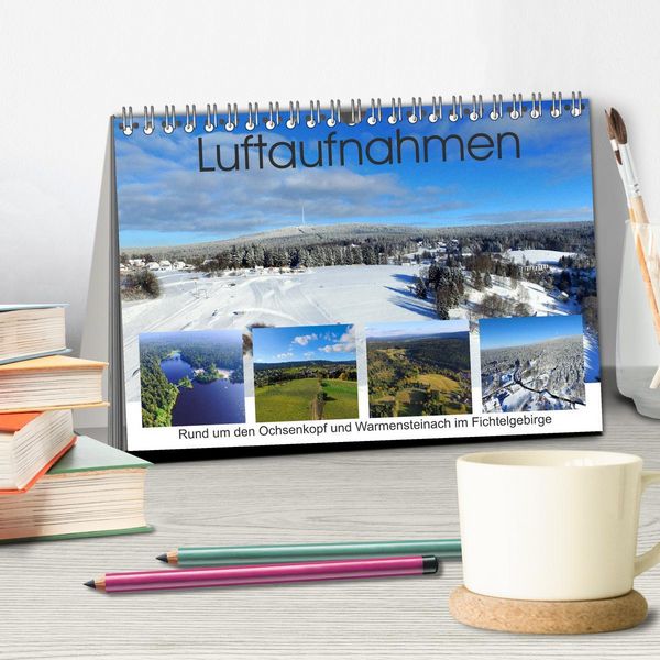 Produktbild: Luftaufnahmen rund um den Ochsenkopf (Tischkalender 2026 DIN A5 quer), CALVENDO Monatskalender