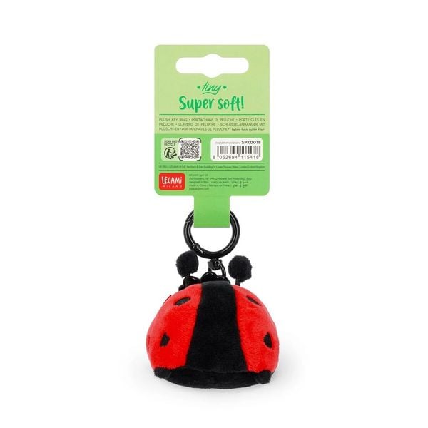 Produktbild: Legami Schl&uuml;sselanh&auml;nger - Super Soft! - Ladybug "Get Lucky"