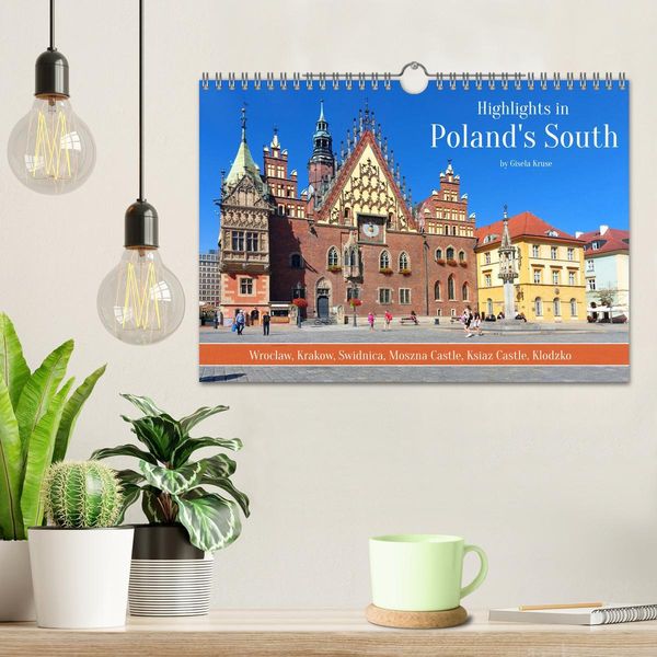 Produktbild: Highlights in Poland's South (Wall Calendar 2026 DIN A4 landscape), CALVENDO 12 Month Wall Calendar