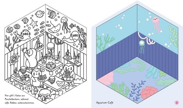Produktbild: Mein s&uuml;&szlig;es Stickerhaus: Cozy Caf&eacute;s