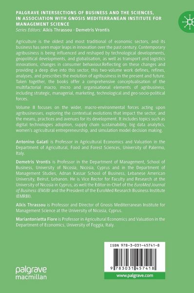 Produktbild: Agribusiness Innovation and Contextual Evolution, Volume II