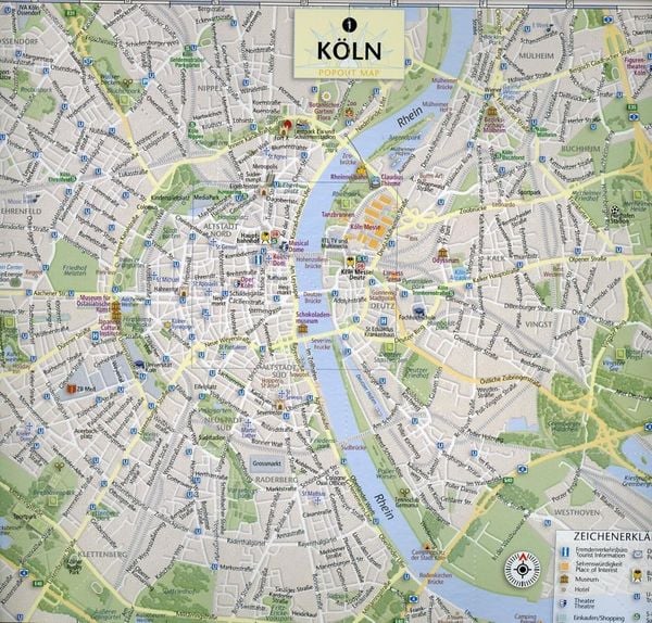 Produktbild: K&ouml;ln Popout Map