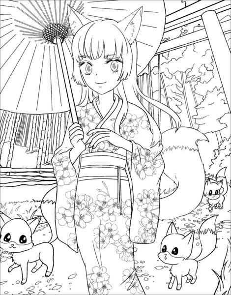 Produktbild: I love Manga & Anime - Das Malbuch