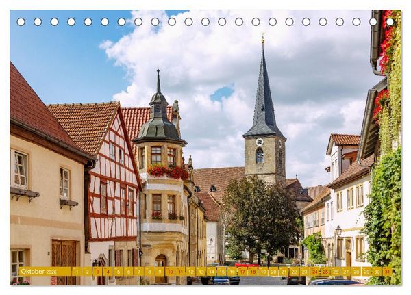 Produktbild: Faszination Oberfranken (Tischkalender 2026 DIN A5 quer), CALVENDO Monatskalender