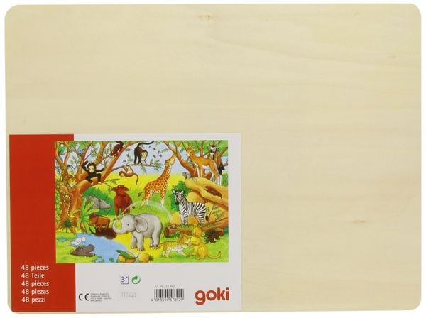 Produktbild: Goki 57892 - Einlegepuzzle Afrika