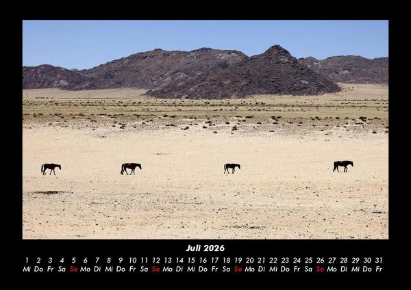 Produktbild: Die Welt der Pferde 2026 Fotokalender DIN A3