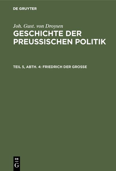 Produktbild: Friedrich der Gro&szlig;e