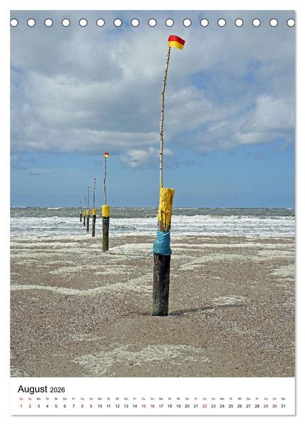 Produktbild: Norderney - Inselliebe (Tischkalender 2026 DIN A5 hoch), CALVENDO Monatskalender