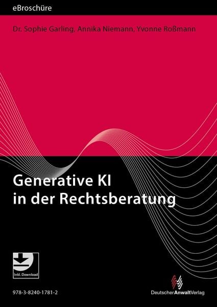 Produktbild: Generative KI in der Rechtsberatung - eBrosch&uuml;re (PDF)