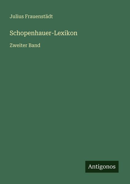 Produktbild: Schopenhauer-Lexikon