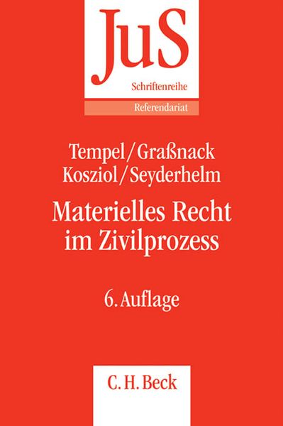 Produktbild: Materielles Recht im Zivilprozess