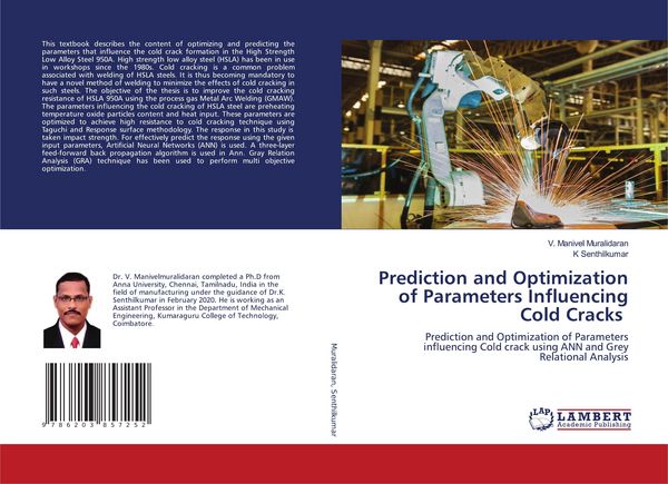 Produktbild: Prediction and Optimization of Parameters Influencing Cold Cracks