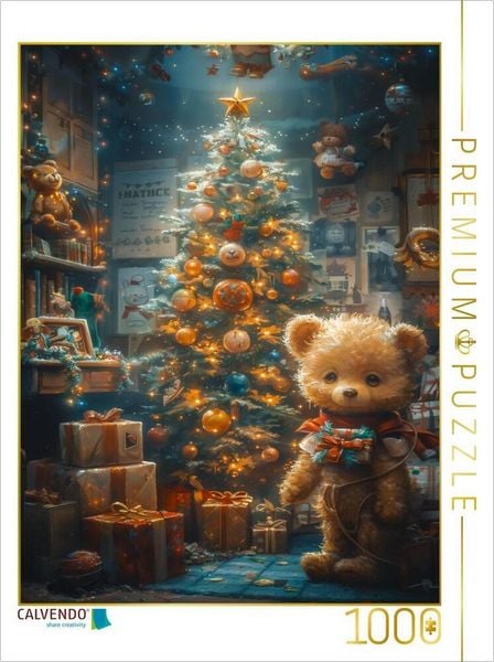 Produktbild: CALVENDO Puzzle Weihnachtszeit ist die sch&ouml;nste Zeit | 1000 Teile Lege-Gr&ouml;&szlig;e 64x48cm Foto-Puzzle f&uuml;r gl&uuml;ckliche Stunden