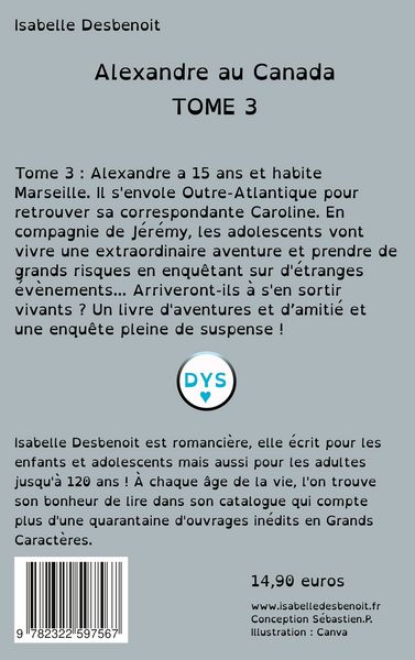 Produktbild: Alexandre au Canada tome 3