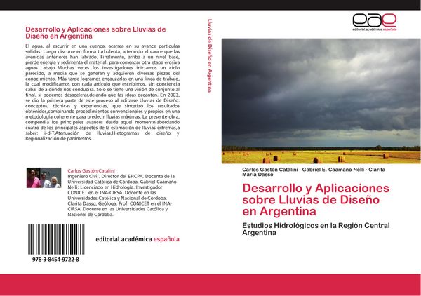 Produktbild: Desarrollo y Aplicaciones sobre Lluvias de Dise&ntilde;o en Argentina