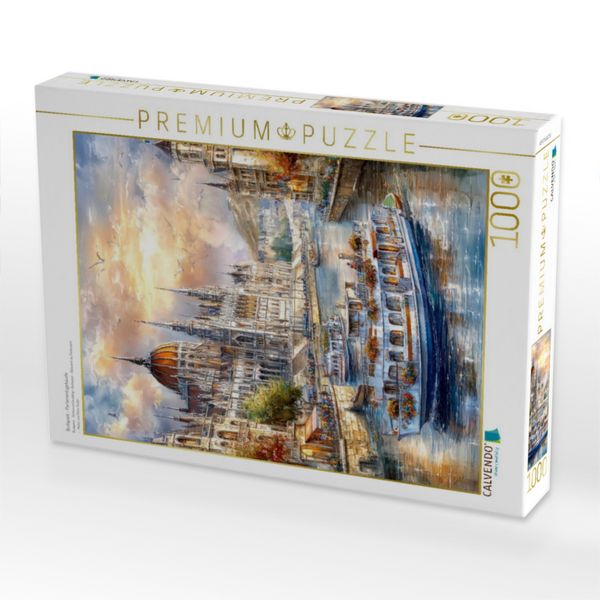 Produktbild: CALVENDO Puzzle Budapest - Parlamentsgeb&auml;ude | 1000 Teile Lege-Gr&ouml;&szlig;e 64x48cm Foto-Puzzle f&uuml;r gl&uuml;ckliche Stunden